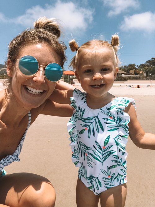 Cute mom cheap bathing suits